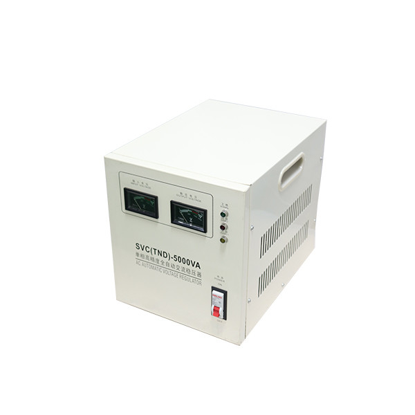 5KVA Stabilisator Tegangan Otomatis 220V Stabilisator Daya AC Fase Tunggal TND ((SVC) -5000VA