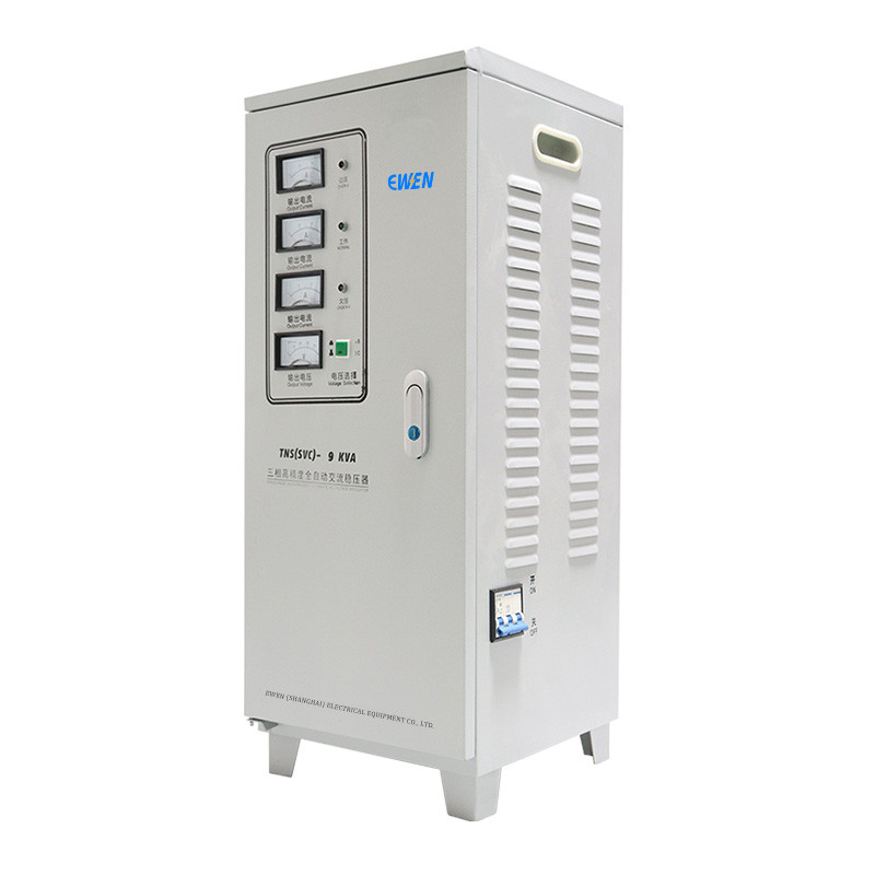 9000VA Tiga Fase Otomatis Tegangan Regulator 380VAC Daya AVR Stabiliser Industri Pabrik Jual Langsung