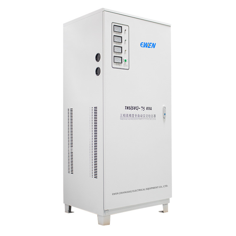 TNS ((SVC) -75KVA AC Power Stabilizer Tiga Fase Otomatis Voltage Regulator Stabilizer AVR 380V 230V 220V 400V 415V 440V 480V