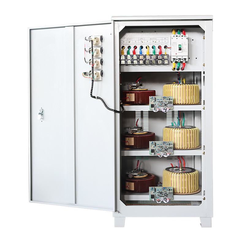 Pabrik Jual Tiga Fase Voltage Stabilizer 40KVA 3 Fase Servo AVR Otomatis Voltage Regulator 380V 415V 400V