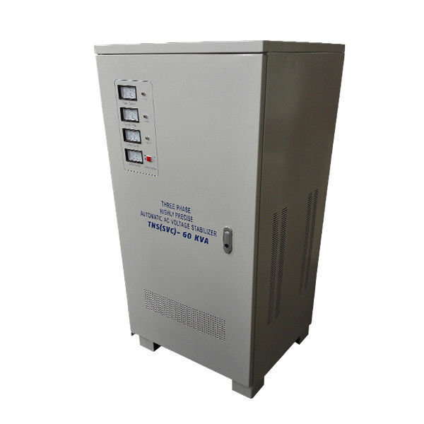 AC 3 Phase Voltage Stabilizer 60000VA Untuk Mesin Cetak 47Hz - 63Hz