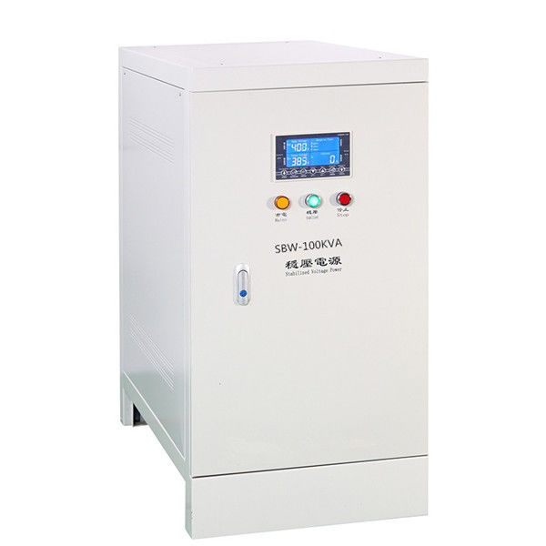 Regulator Tegangan Ac Tiga Fasa Daya Tinggi 100KVA Dengan Tampilan Digital