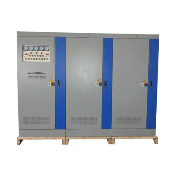 50Hz 1000KVA Stabilizer Tegangan Tinggi Daya Tiga Fase 380V Penghematan Energi