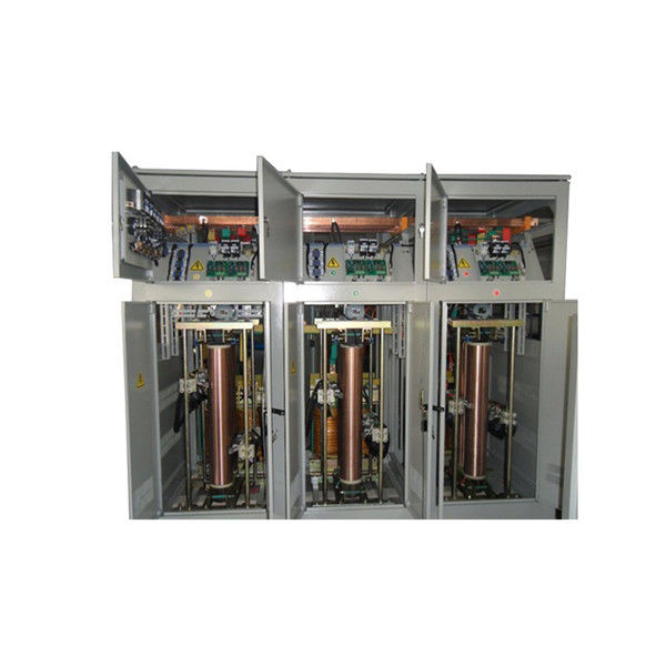 50Hz 1000KVA Stabilizer Tegangan Tinggi Daya Tiga Fase 380V Penghematan Energi