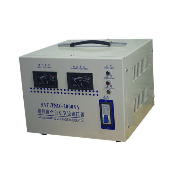 Efisiensi Tinggi 2KVA Regulator Tegangan Otomatis Servo Motor Stabilizer