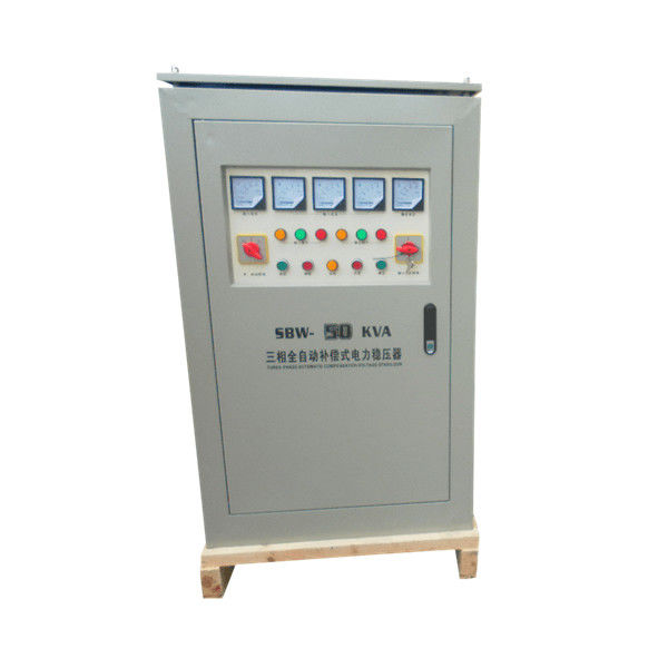 50KVA Ac Regulator Tegangan Otomatis Tiga Fase 380V 400V Kustomisasi