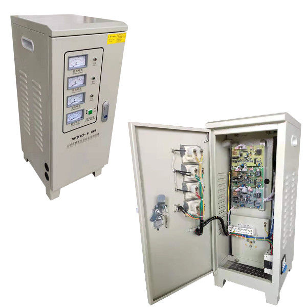 Insulasi Kelas F 6KVA 380V 3 Fase Tegangan Stabilizer Ac