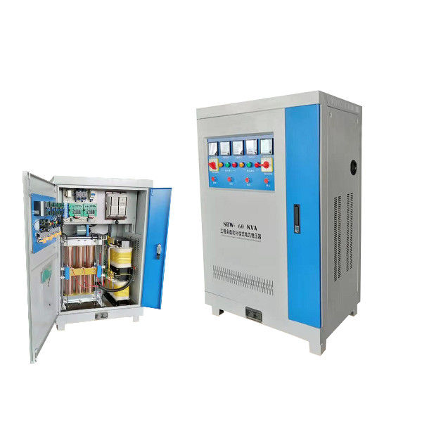 SBW-60KVA Tiga Fase AC Regulator Tegangan Disesuaikan Otomatis Penuh