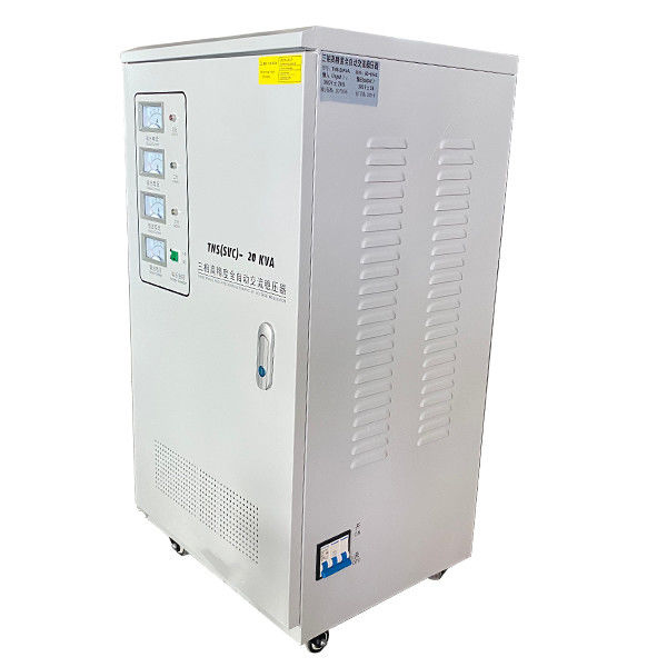 TNS-20KVA Tiga Fase AC 50-60Hz Servo Motor Type Full Auto Regulator Tegangan presisi tinggi
